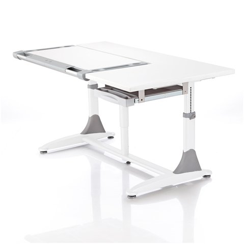 Стол Comf-Pro King Desk, 1400х765х(530-770) мм, белый, зеленый