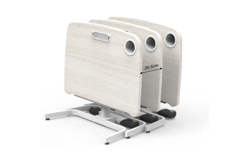 Стол Comf-Pro Coco Desk UR-83, 800х600х(540-755) мм, дуб белый