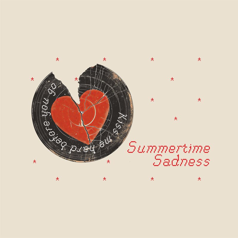 Сумка-оверсайз «Summertime sadness» из хлопка, 340 г/м2, натуральный