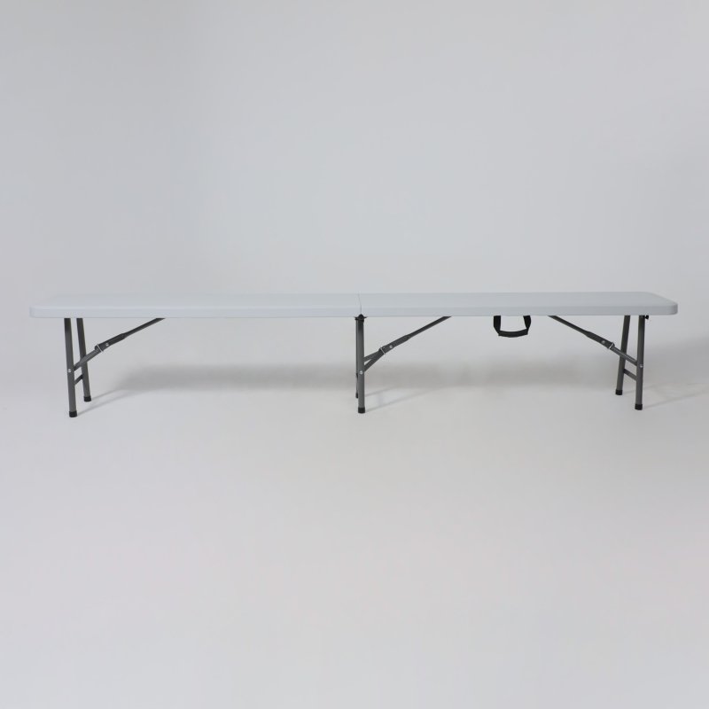 Скамья складная Bench AKS тип 2, 2400х300х430 мм, белый