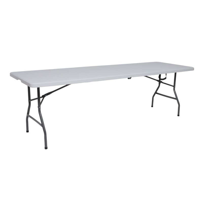 Стол складной Table AKS тип 1, 2400х760х740 мм, пластик, белый