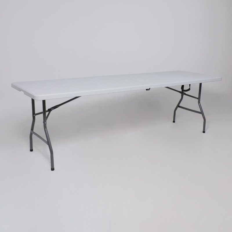 Стол складной Table AKS тип 1, 2400х760х740 мм, пластик, белый
