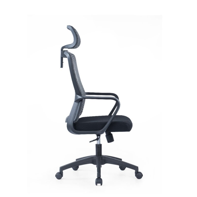 Кресло компьютерное SitZone U-060A, сетка, ткань, черный, 2 шт/упак