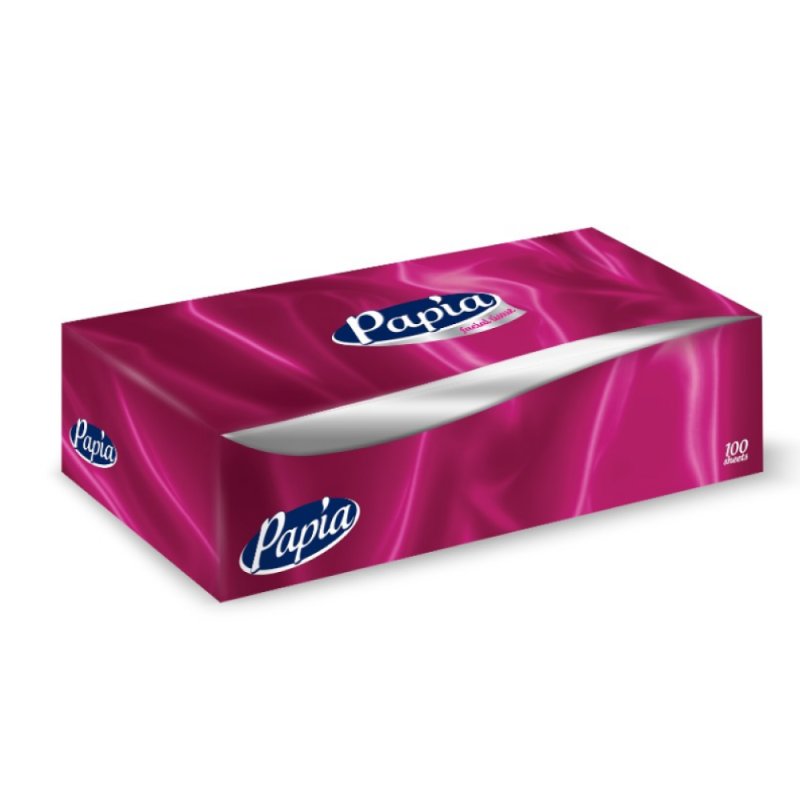 Салфетки косметические Papia, 100 шт./уп.