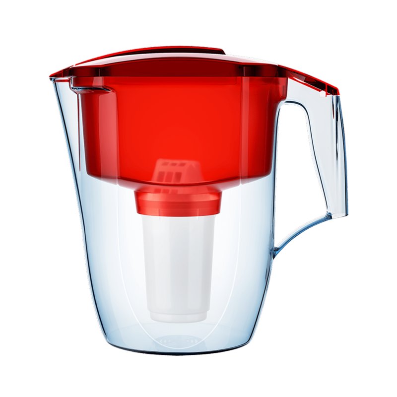 Фильтр-кувшин Аквафор Гарри с дополнительным модулем, красный