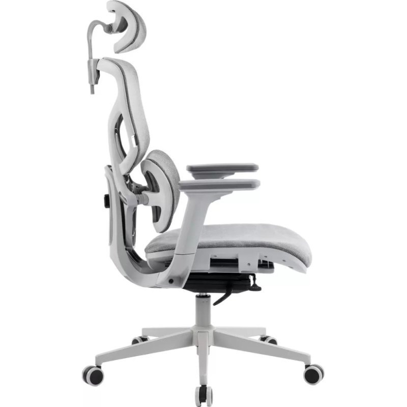 Кресло эргономичное EVERPROF Alfa, Grey, сетка, серый, металл, корпус серый