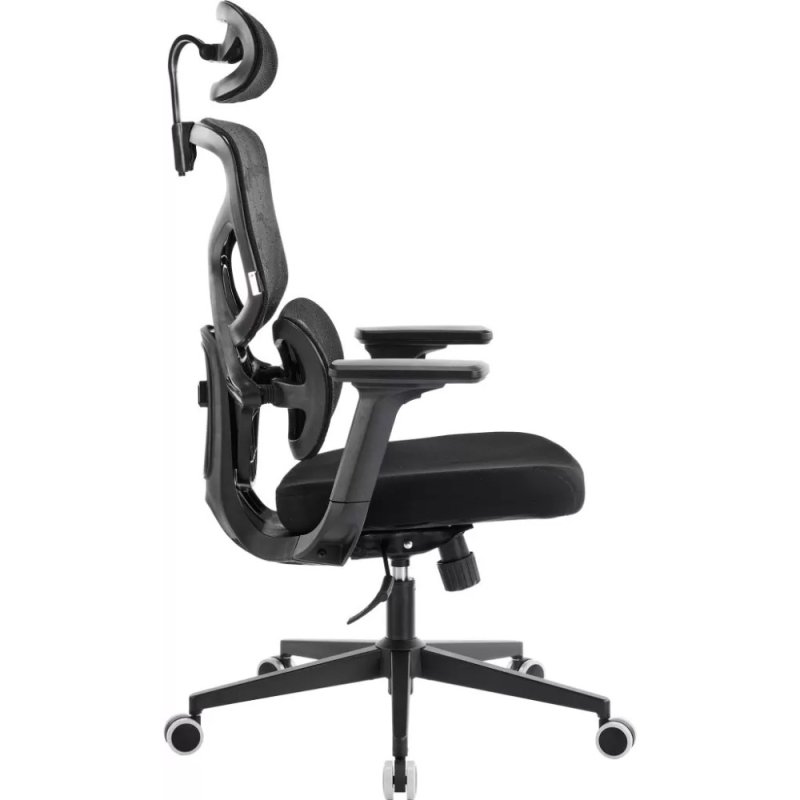 Кресло эргономичное EVERPROF Omega, Black, сетка, черный, металл, корпус черный