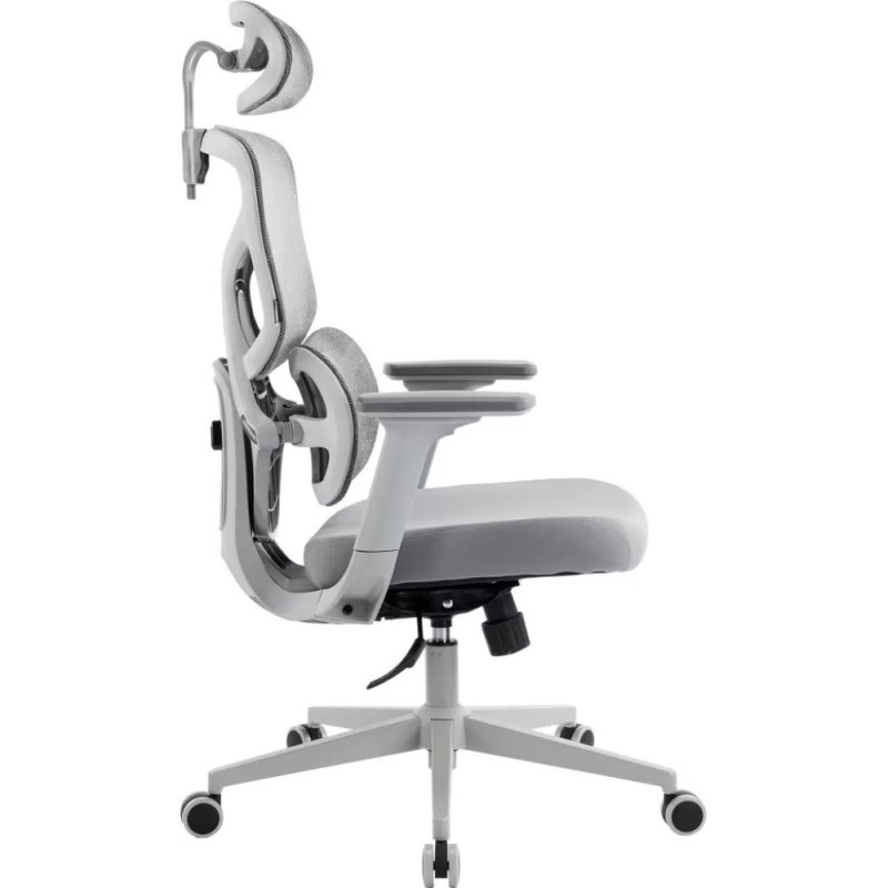 Кресло эргономичное EVERPROF Omega, Grey сетка, серый, металл, корпус серый