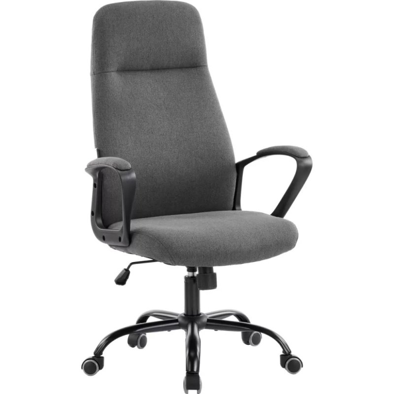 Кресло компьютерное EVERPROF Smart, ткань, серый, металл, корпус черный
