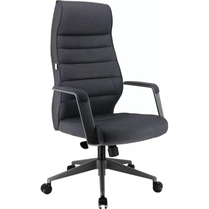 Кресло компьютерное EVERPROF Bangkok, ткань, темно-серый, металл, корпус черный