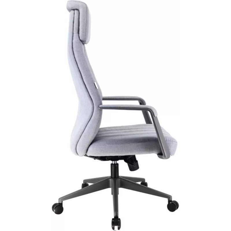 Кресло компьютерное EVERPROF Shanghai, ткань, серый, металл, корпус черный
