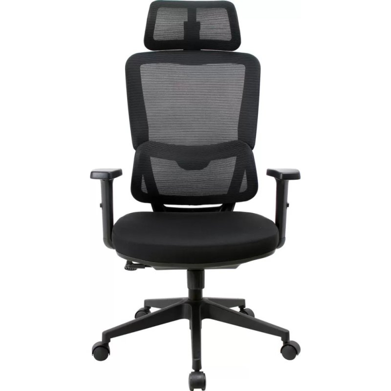 Кресло компьютерное EVERPROF Work, сетка, черный, пластик