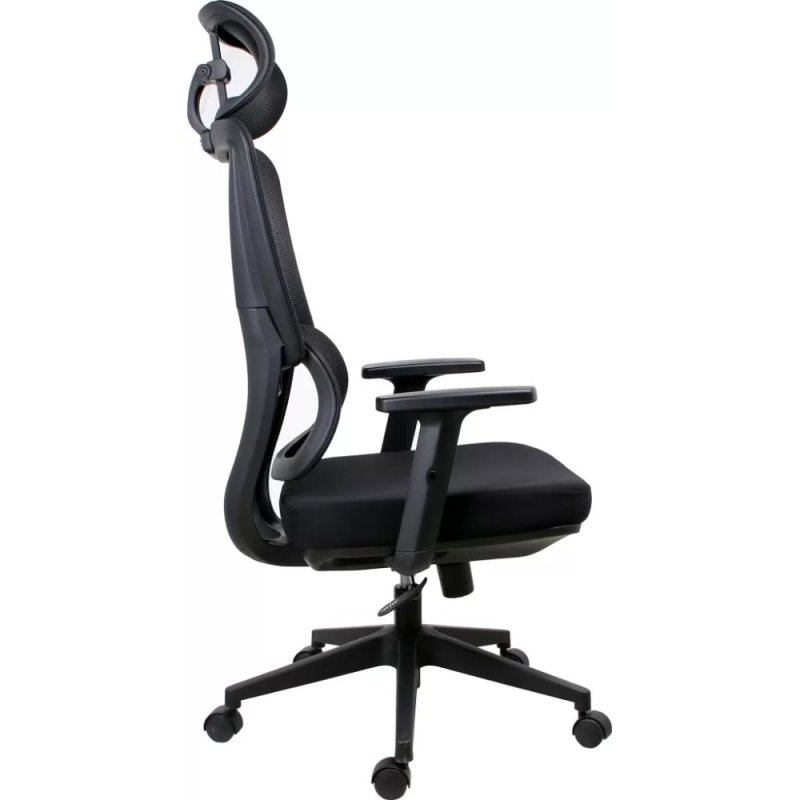 Кресло компьютерное EVERPROF Work, сетка, черный, пластик