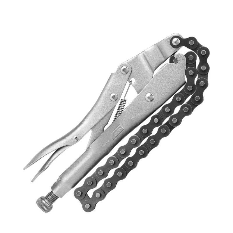 Клещи Deli YS EDL20018, зажимные, 220 мм, прямые, с фиксатором