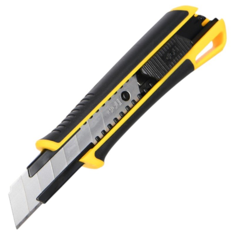 Нож строительный Deli YS EDL003H, 18 мм, универсальный