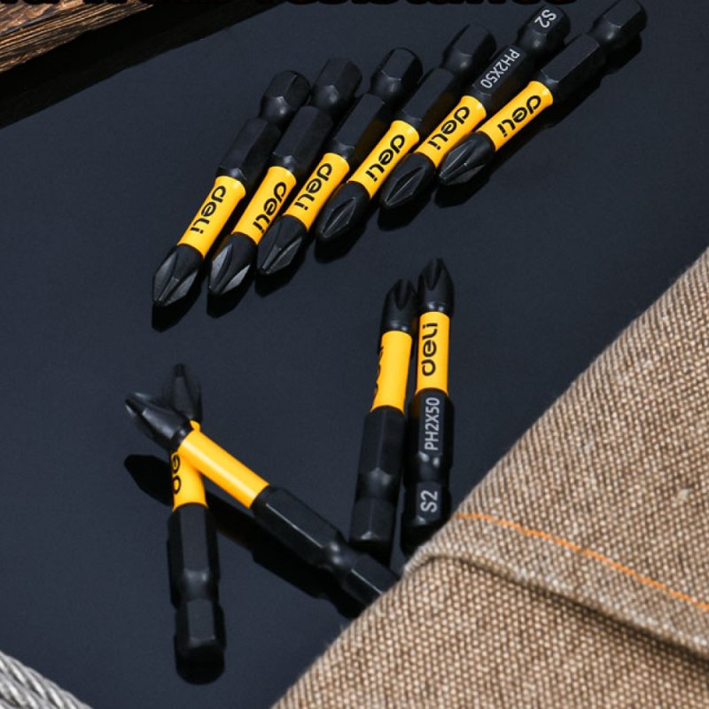 Бита Deli YS EDL501002Z, ударная, 2 шт., PH2 x 50 мм