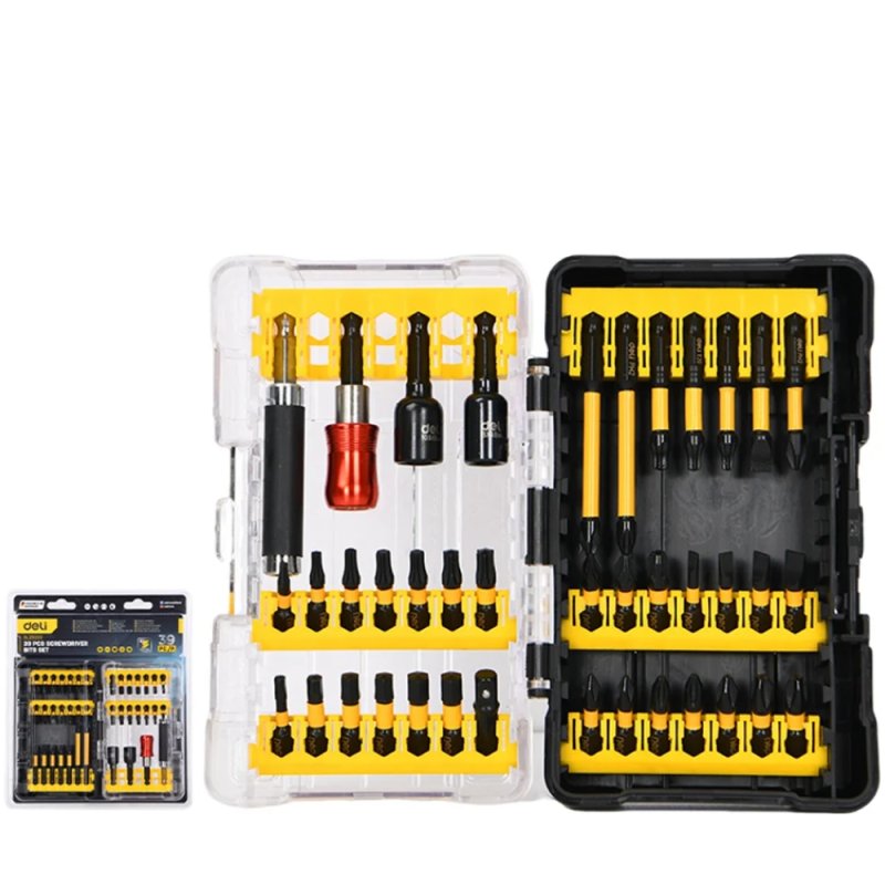 Набор ударных бит Deli YS EDL251203, с держателем, 39 шт.