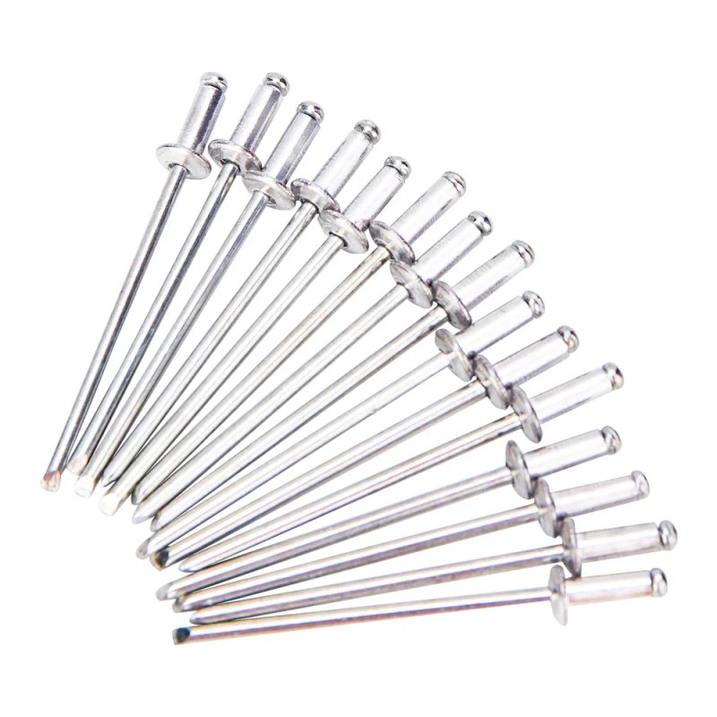 Заклепочник одноручный Deli YS EDL236910T, 270 см, 2.4-4.8 мм, заклепки в комплекте