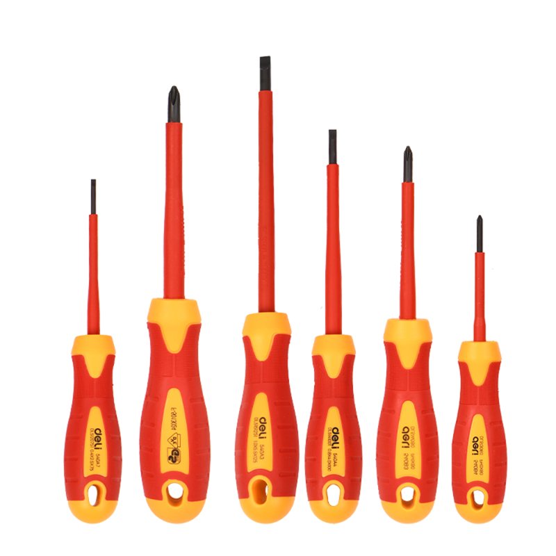 Набор диэлектрических отверток Deli YS EDL510006T, 3 SL, 3 PH