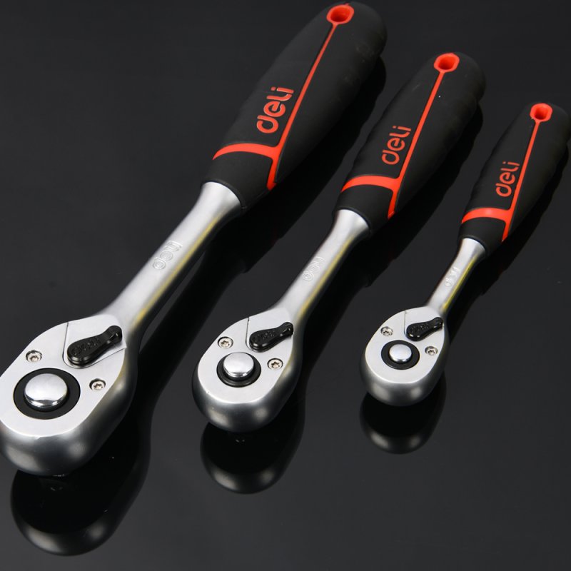 Ключ-трещотка Deli RS EDQ41802, 1/4