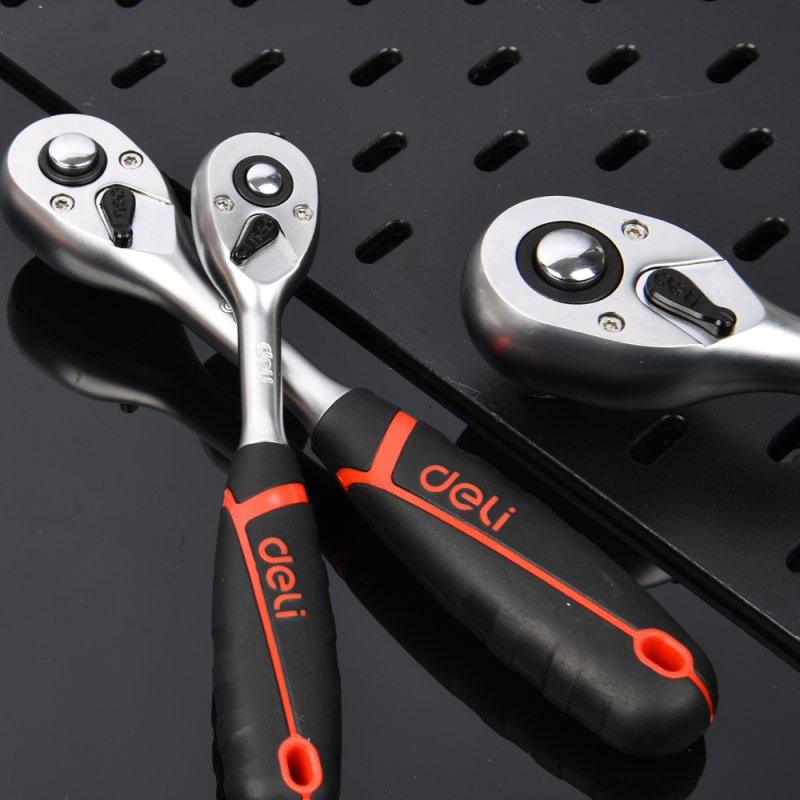 Ключ-трещотка Deli RS EDQ41802, 1/4