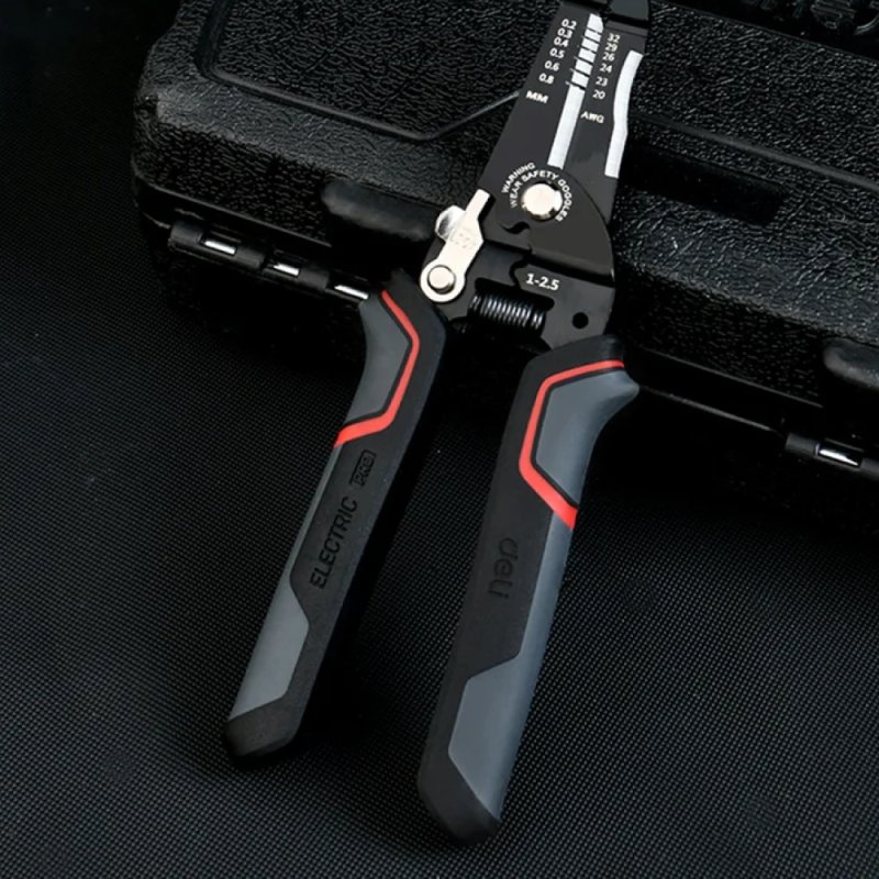 Инструмент для снятия изоляции Deli RS EDL383028, 180 мм, 0.2- 0.8 мм