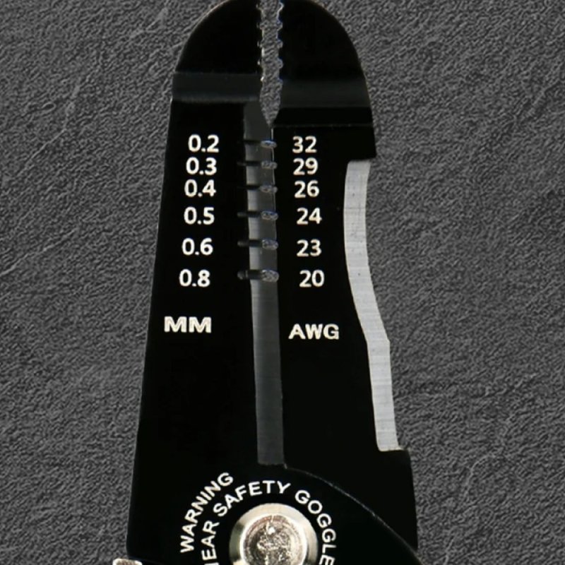 Инструмент для снятия изоляции Deli RS EDL383028, 180 мм, 0.2- 0.8 мм