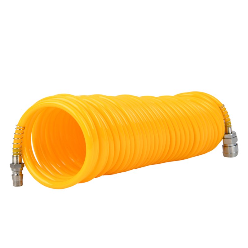 Шланг пневматический Deli YS EDL-PU10, 5/8 мм, 10 м, спиральный, полиуретановый