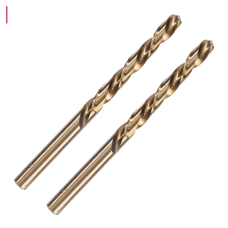 Сверло по металлу Deli RS EDH-MHZ010-E2, 1.0 мм, DIN 338, HSCo 5%, 2 шт.