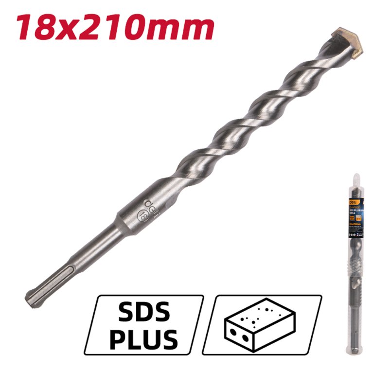 Бур по бетону Deli YS EDH-Y18210,18 x 210 мм, SDS-PLUS