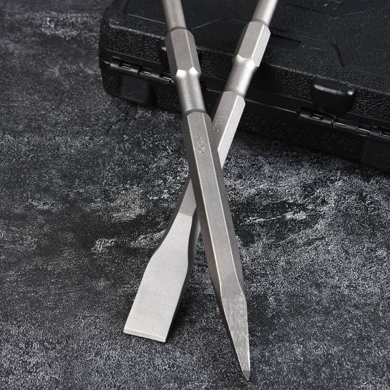 Зубило плоское для перфоратора, Deli YS EDH-YBZ20250-E1, 14 x 250 x 20 мм, SDS-PLUS