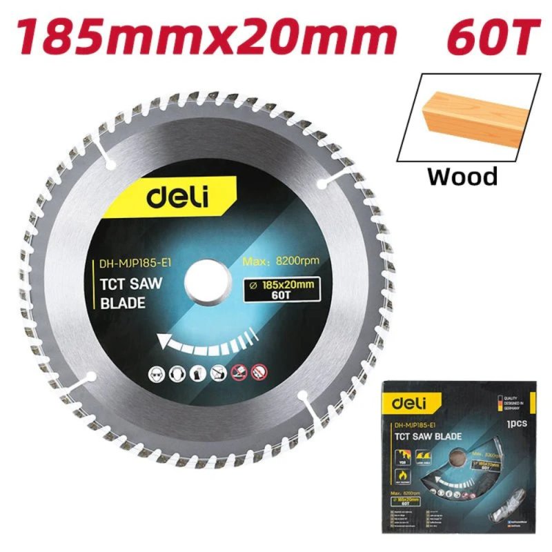 Диск пильный Deli YS EDH-MJP185-E1, 185x20 мм, 60Т