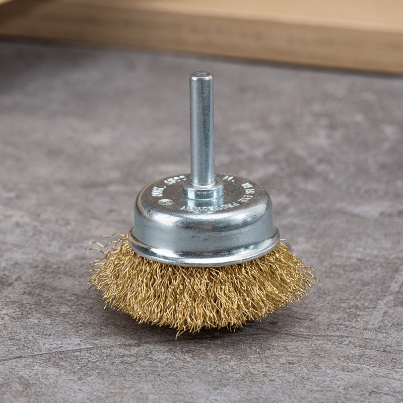 Щетка для дрели Deli YS EDH-GSS075-E3, чашечная, проволочная