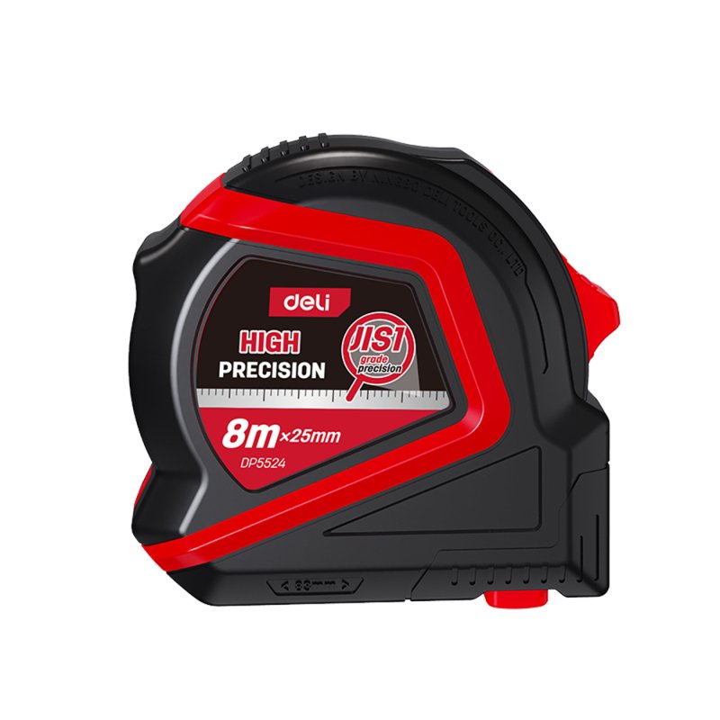 Рулетка Deli RS EDP5524, 8 м х 25 мм, нейлоновое покрытие