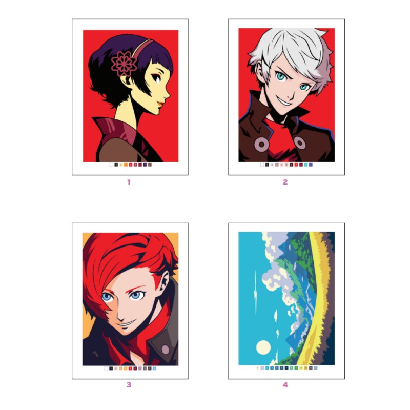 Раскраска по номерам 