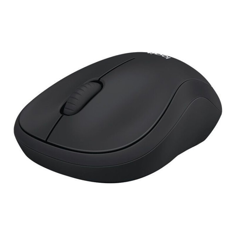 Мышь Logitech B220, беспроводная, USB, черный