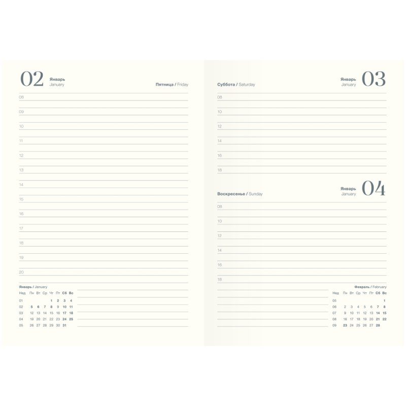 Ежедневник датированный 