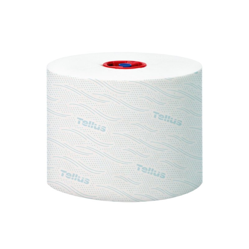 Бумага туалетная Tellus Комфорт T6, в миди-рулонах 100 м, 2 слоя