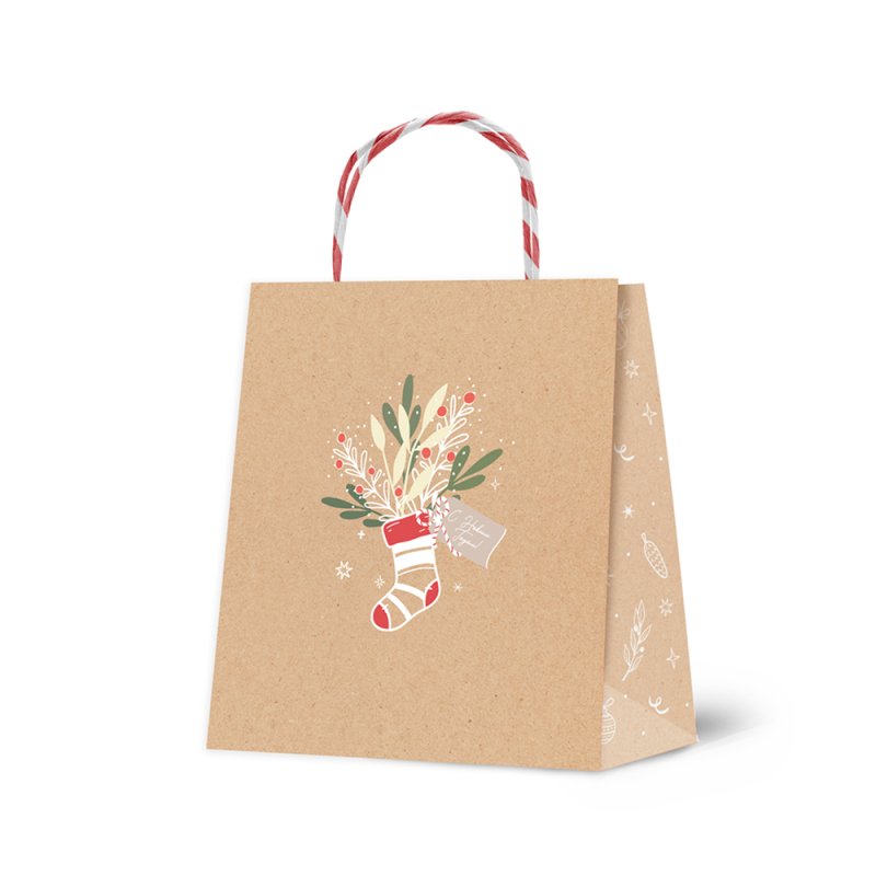 Пакет бумажный подарочный 