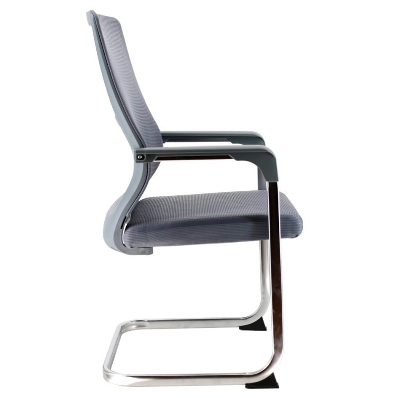 Кресло для посетителей EVERPROF EP-510 CF сетчатая ткань, серый