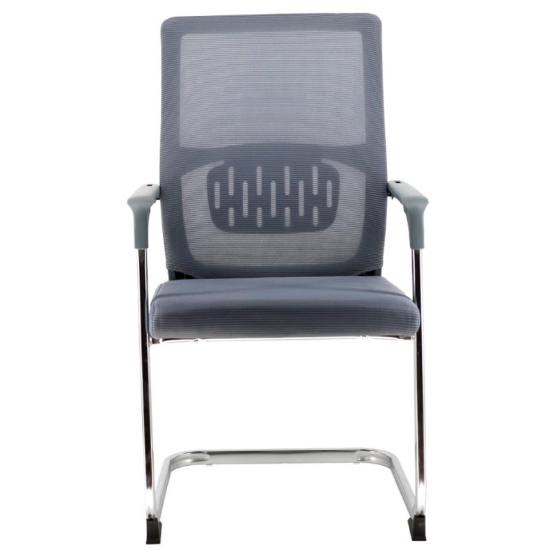 Кресло для посетителей EVERPROF EP-510 CF сетчатая ткань, серый