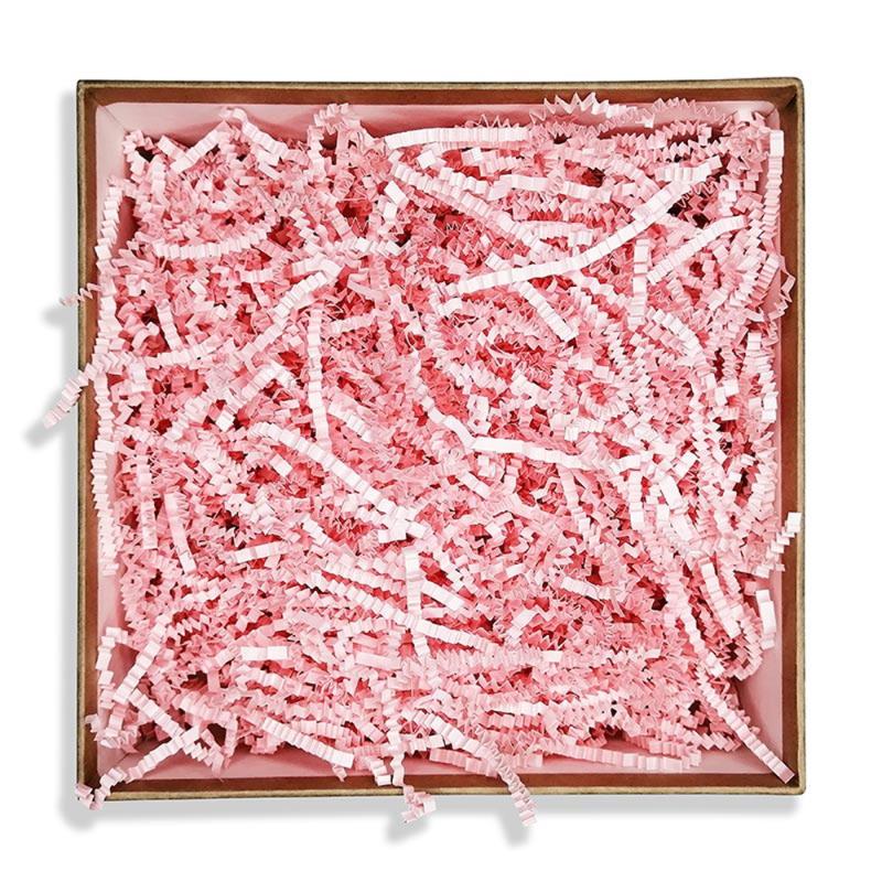 Наполнитель бумажный, гофрированный, 3 мм, 50 г, розовый