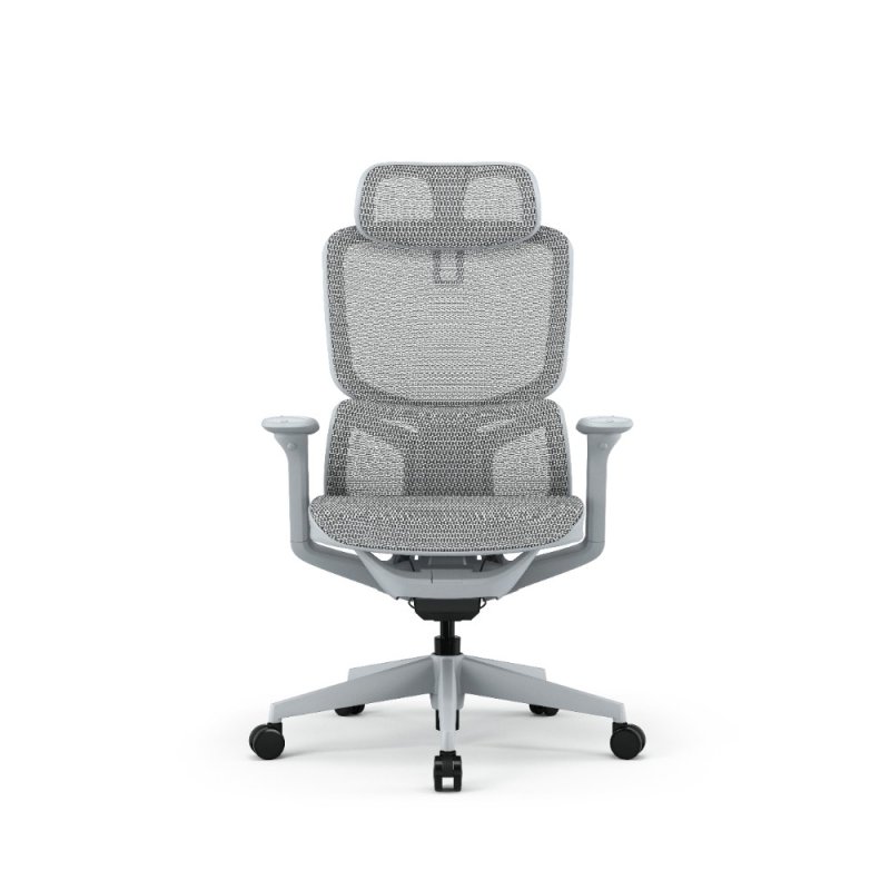 Кресло компьютерное SitZone E-VL002A-BS, сетка, ткань, пластик, серый