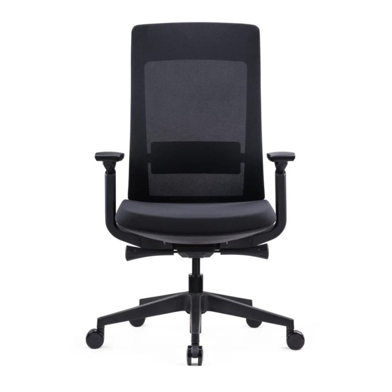 Кресло компьютерное SitZone E-VL002B, сетка, ткань, пластик, черный