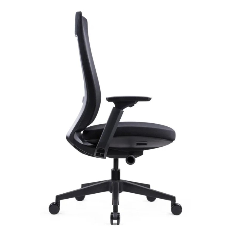 Кресло компьютерное SitZone E-VL002B, сетка, ткань, пластик, черный