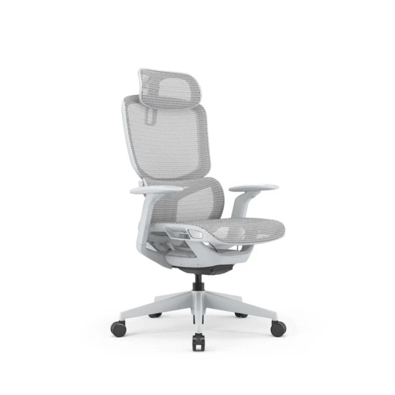 Кресло компьютерное SitZone E-JX-002А, сетка, пластик, белый