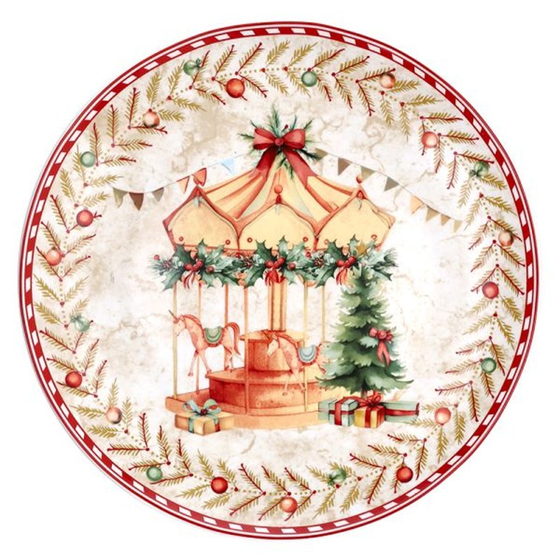 Тарелка фарфоровая 