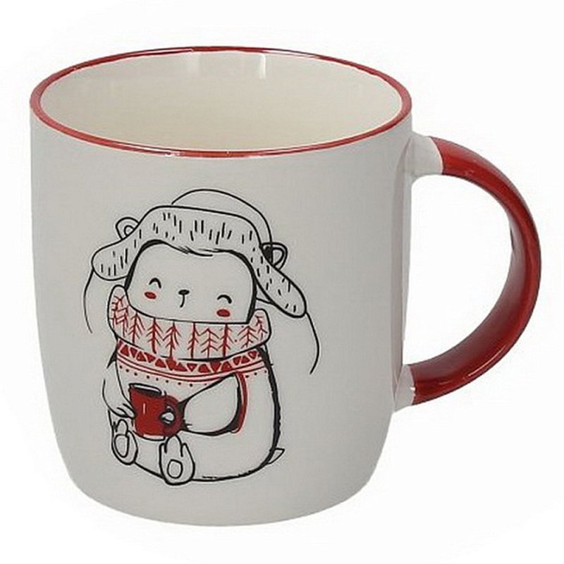 Кружка фарфоровая 