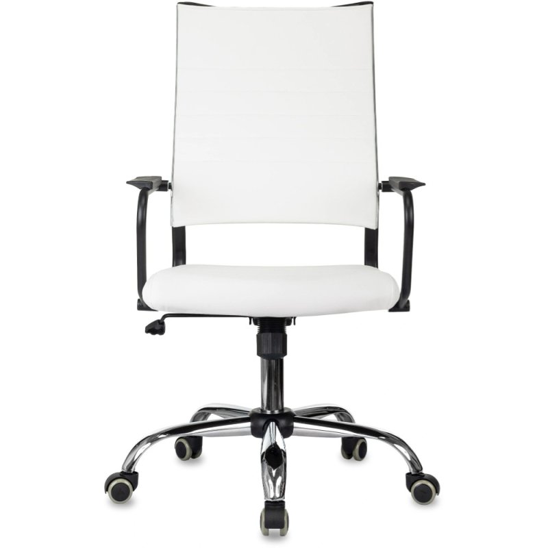 Кресло компьютерное Бюрократ CH BALANCE SL Line, экокожа, белый