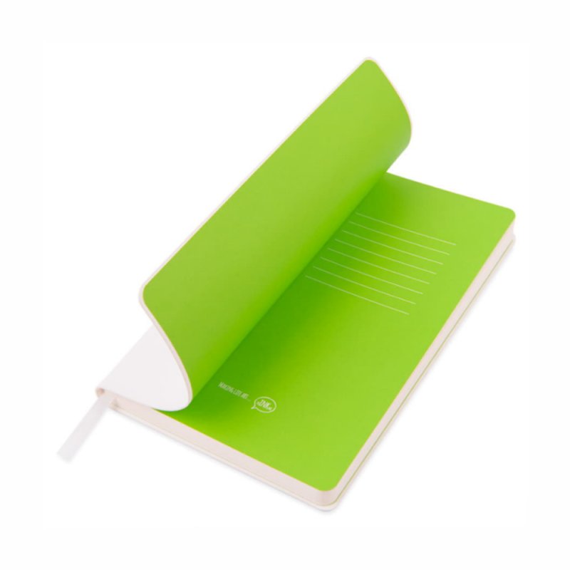 Блокнот «Color of Belarus. Pantone Ikra balotnaya», А5, 128 листов, в точку, белый, зеленый